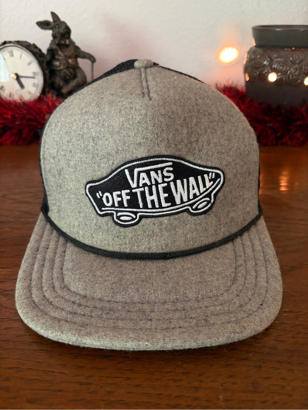 Vans Off The Wall Gray SnapBack